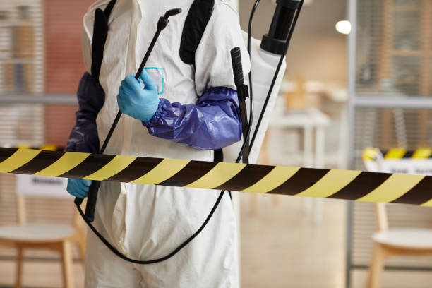 Professional Blood Cleanup technician working in Kempton, IN